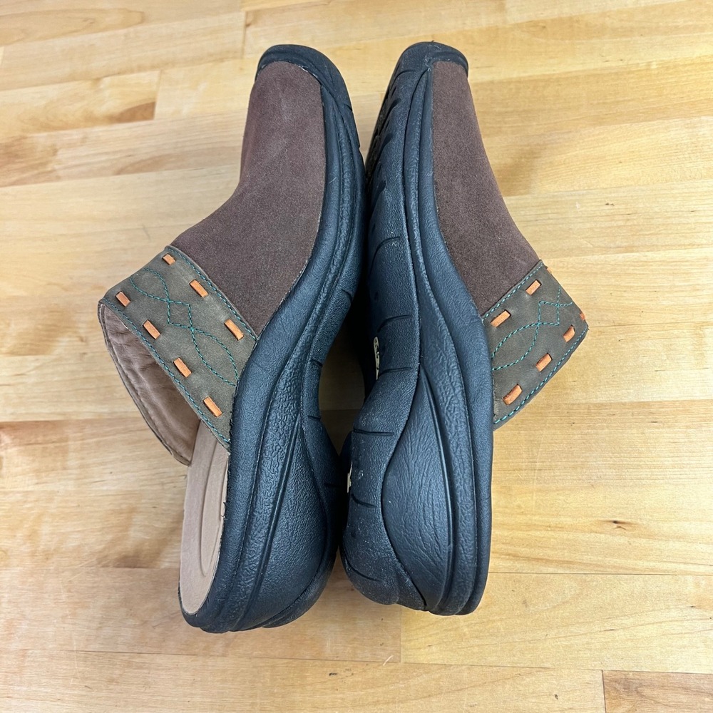 Keen Clogs Mules Womens Size 9 Brown Suede Leather Slip On Comfort Shoes - Picture 5 of 8